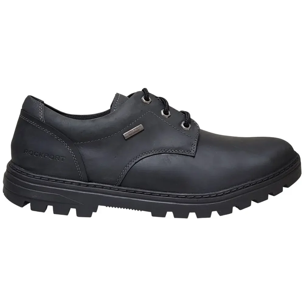 Rockport Men Weather or Not Plain Toe Derby Oxford Size US 12M Black Leather